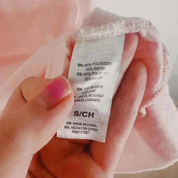 Gaiam Light Pink Lace Up Back Heathered Long Sleeved Shirt Yoga Size S - Picture 5 of 5